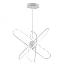 Trans Globe MDN-1587 WH - 30" LED PENDANT-ATOM BURST LG-